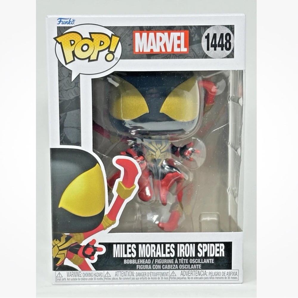 Funko Pop Marvel Miles Morales Iron Spider #1448 Spider-Man Spiderman